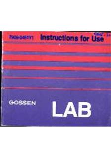 Gossen Attachments manual. Camera Instructions.